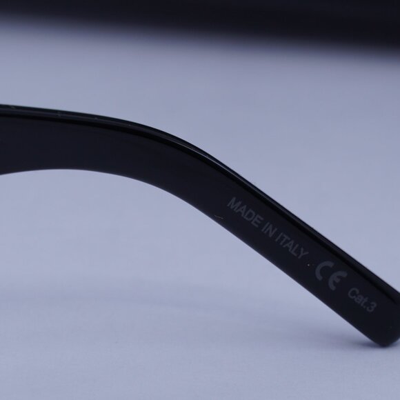 Saint Laurent SL274 004 Rectangle Sunglasses - Black/White/Grey - Picture 7 of 9